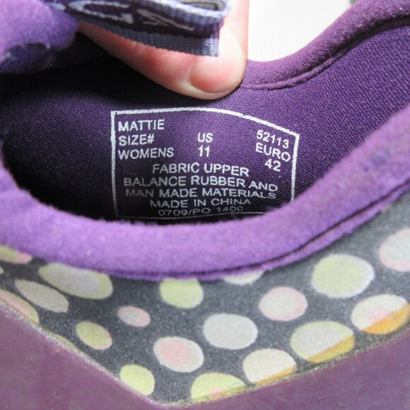 BOGS womens purple Mattie Dots insulated Waterproof WP snow rain boots 11 M - Picture 10 of 12